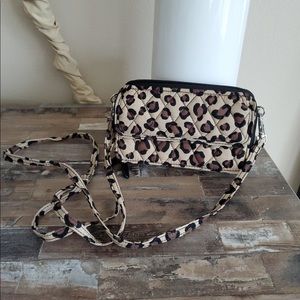 Vera Bradley Cheetah All In One Crossbody Bag
